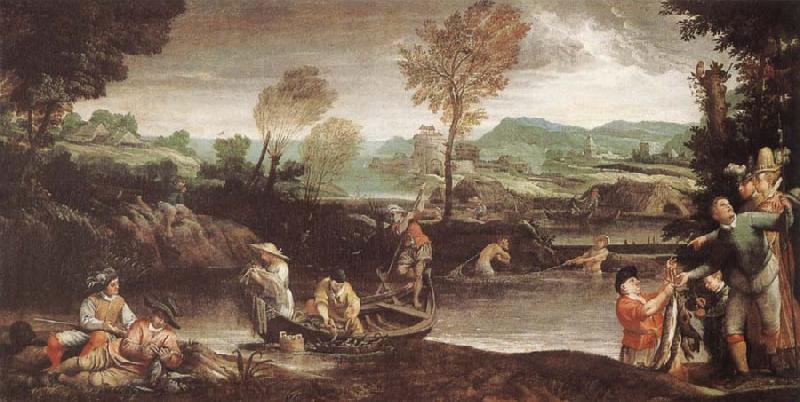 Annibale Carracci The Fishing Sweden oil painting art